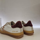 Moa sneakers fulmine glitter bronzo