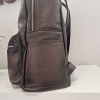 Alberto Luti zaino in pelle marrone