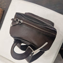 Alberto Luti zaino in pelle marrone