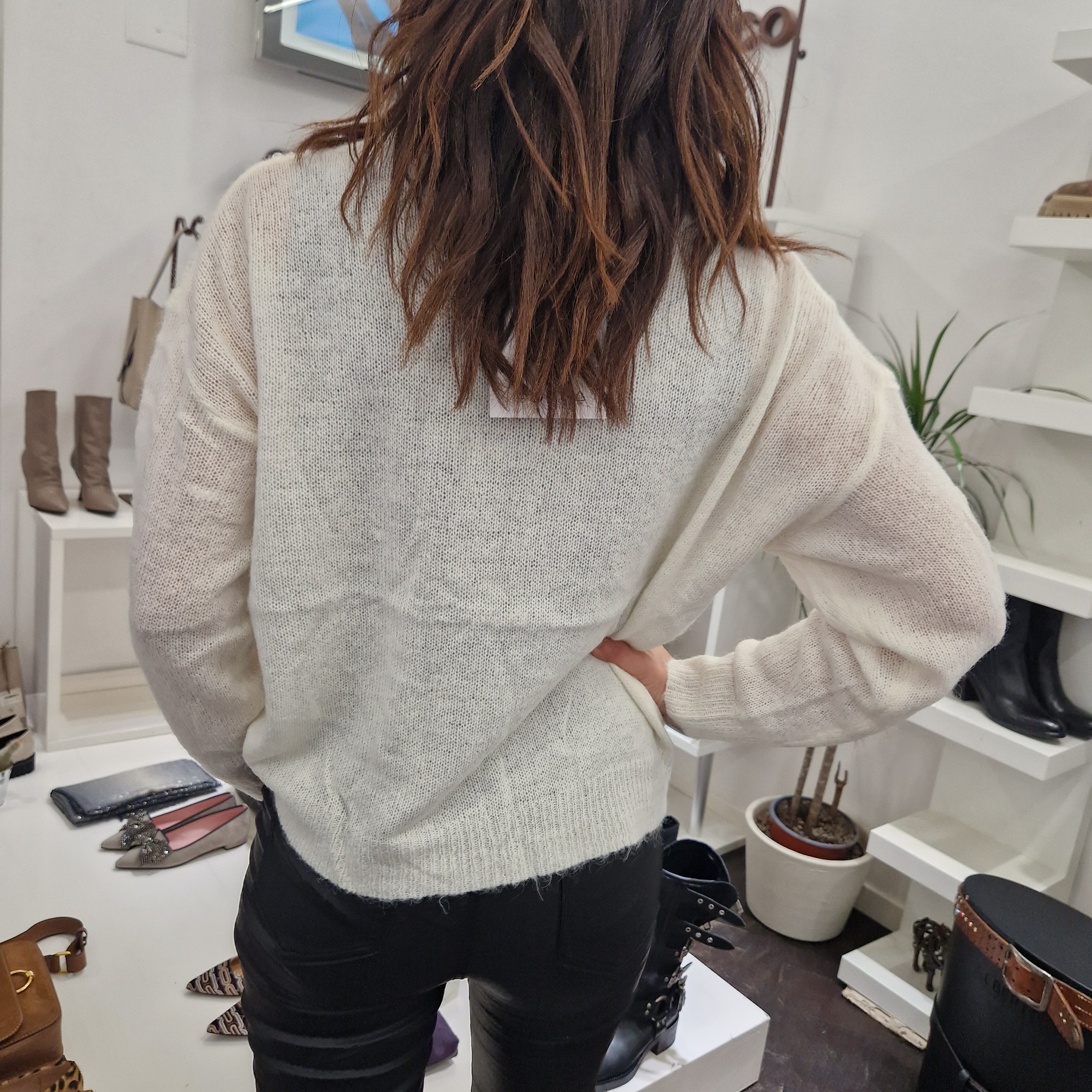 Maglione NEVE  bianco