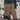 Pantaloncino tessuto spinato marrone