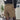 Pantaloncino tessuto spinato marrone