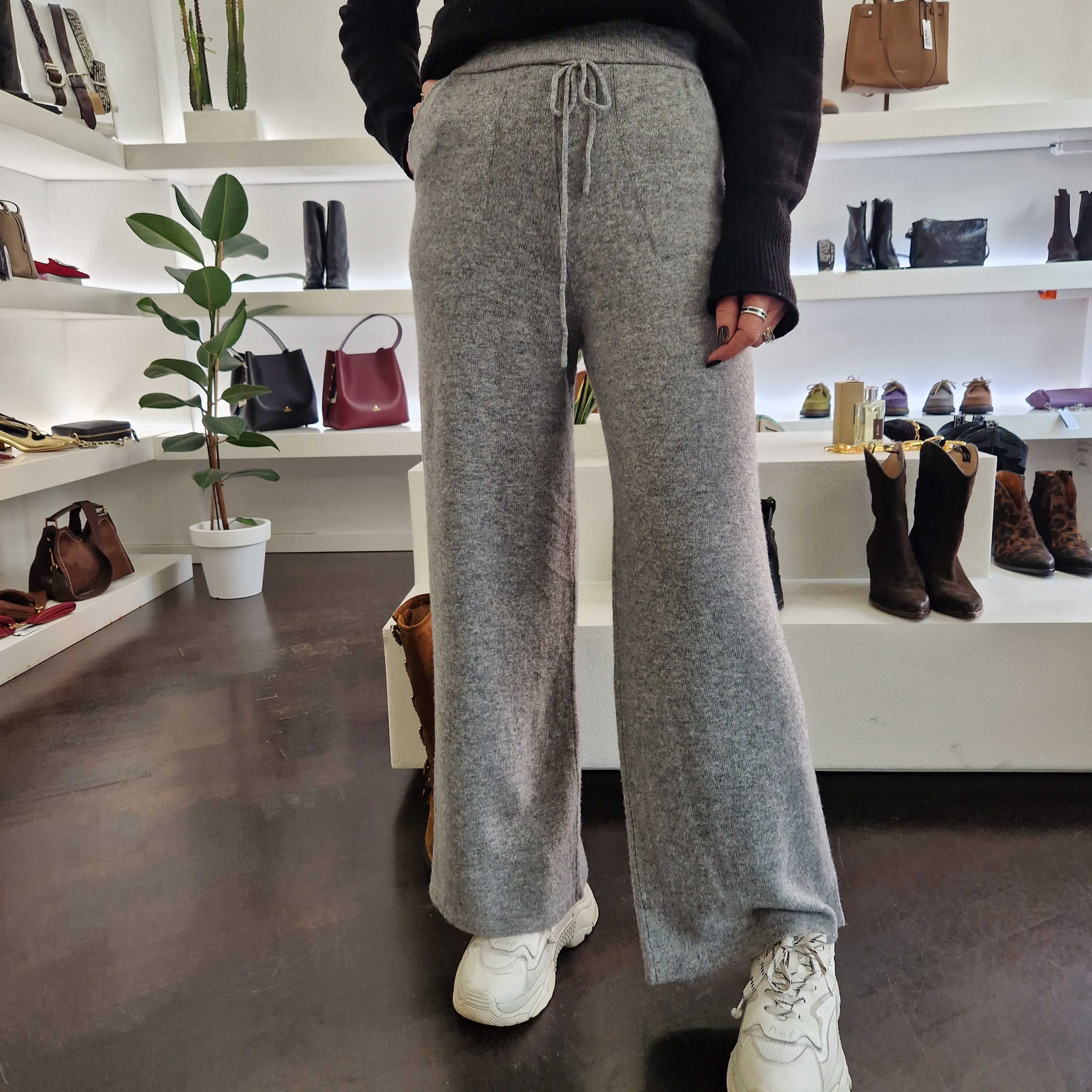 KIKISIX Pantalone TREVI  grigio