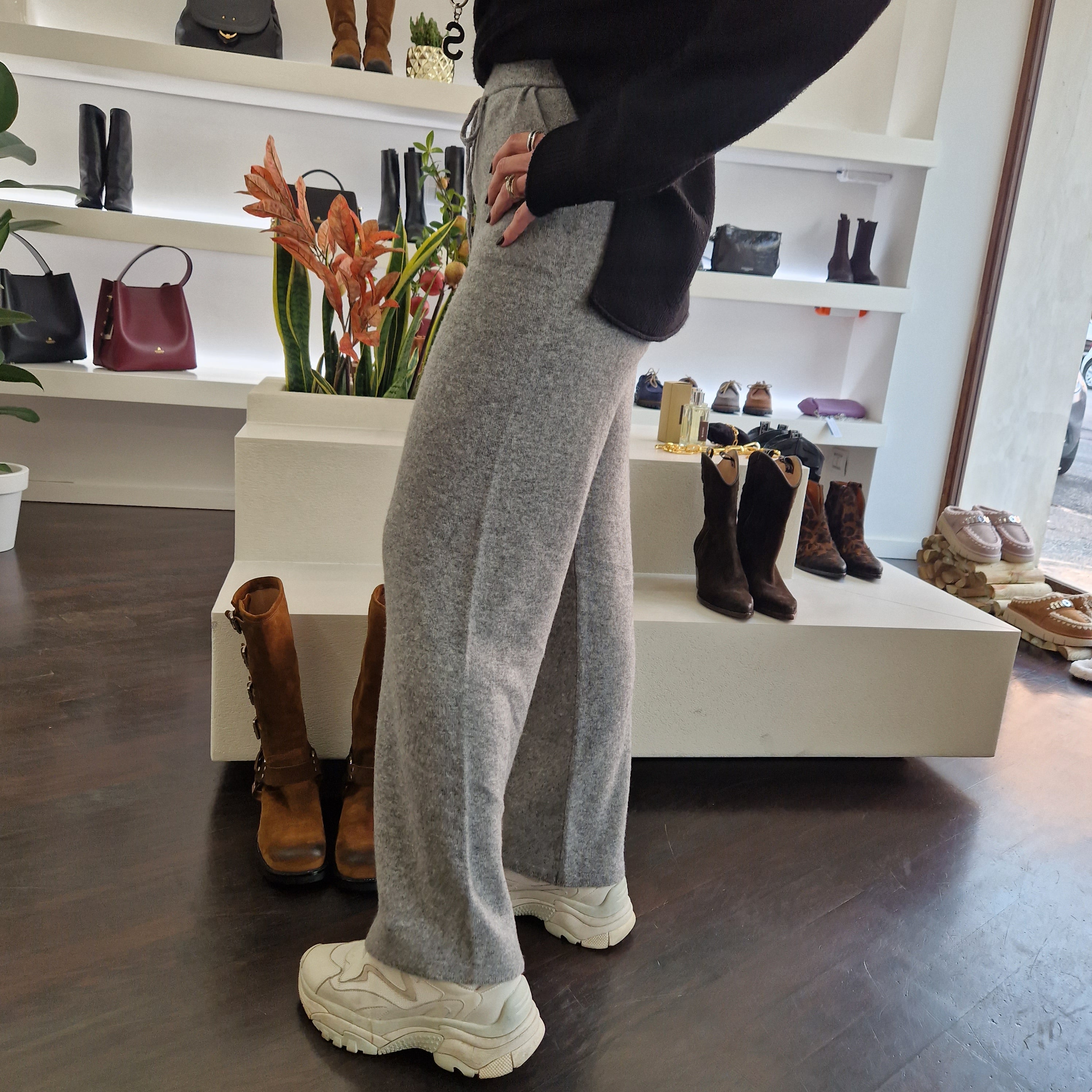 KIKISIX Pantalone TREVI  grigio