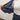 KIKISIX giacca modello bomber gessata blu