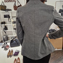 Kikisix giacca grigia con strass