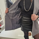 Kikisix giacca blazer grigio