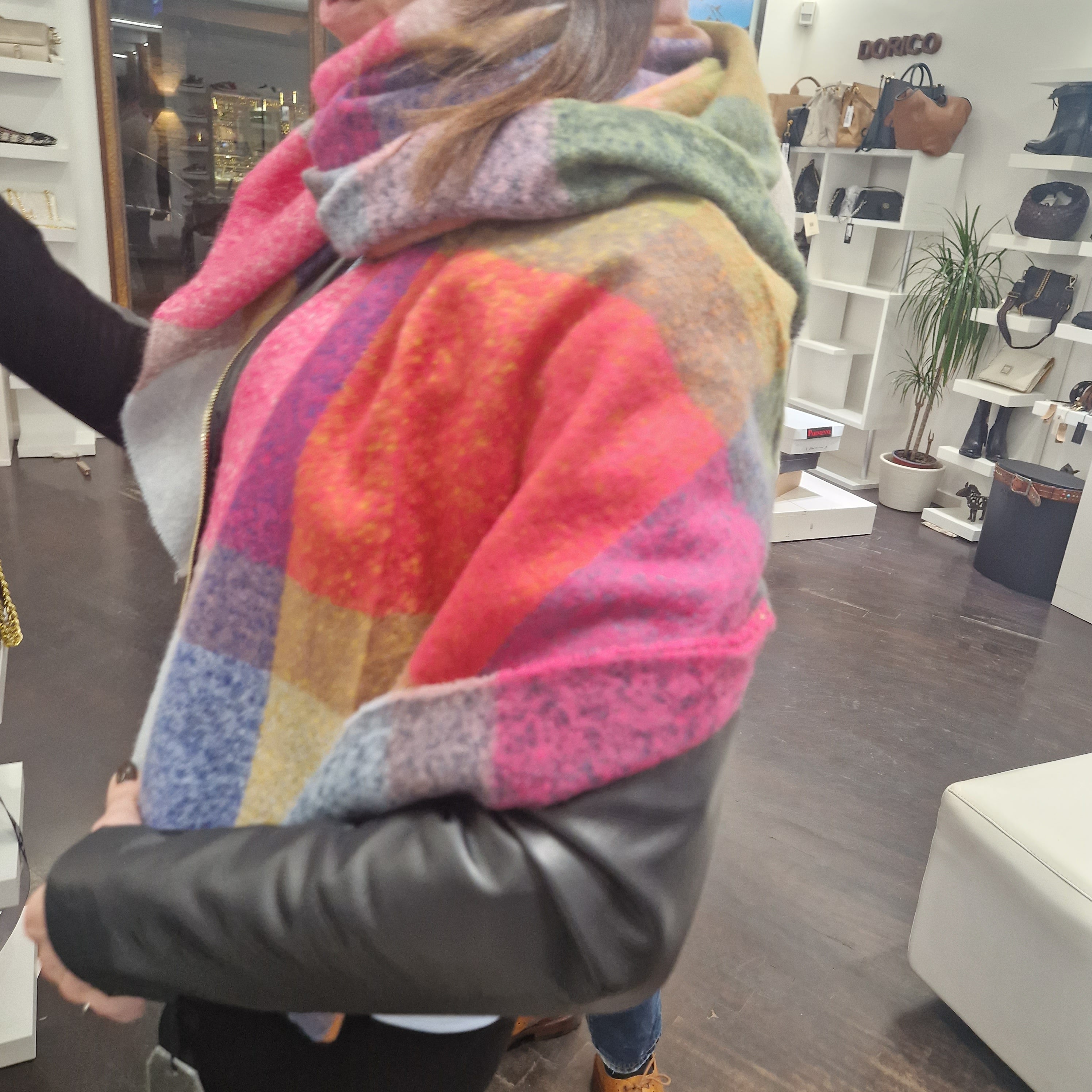 Sciarpa MULTICOLOR a quadri