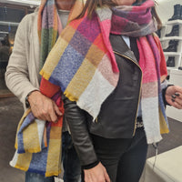 Sciarpa MULTICOLOR a quadri