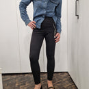 Leggings GONDOLA nero elasticizzato