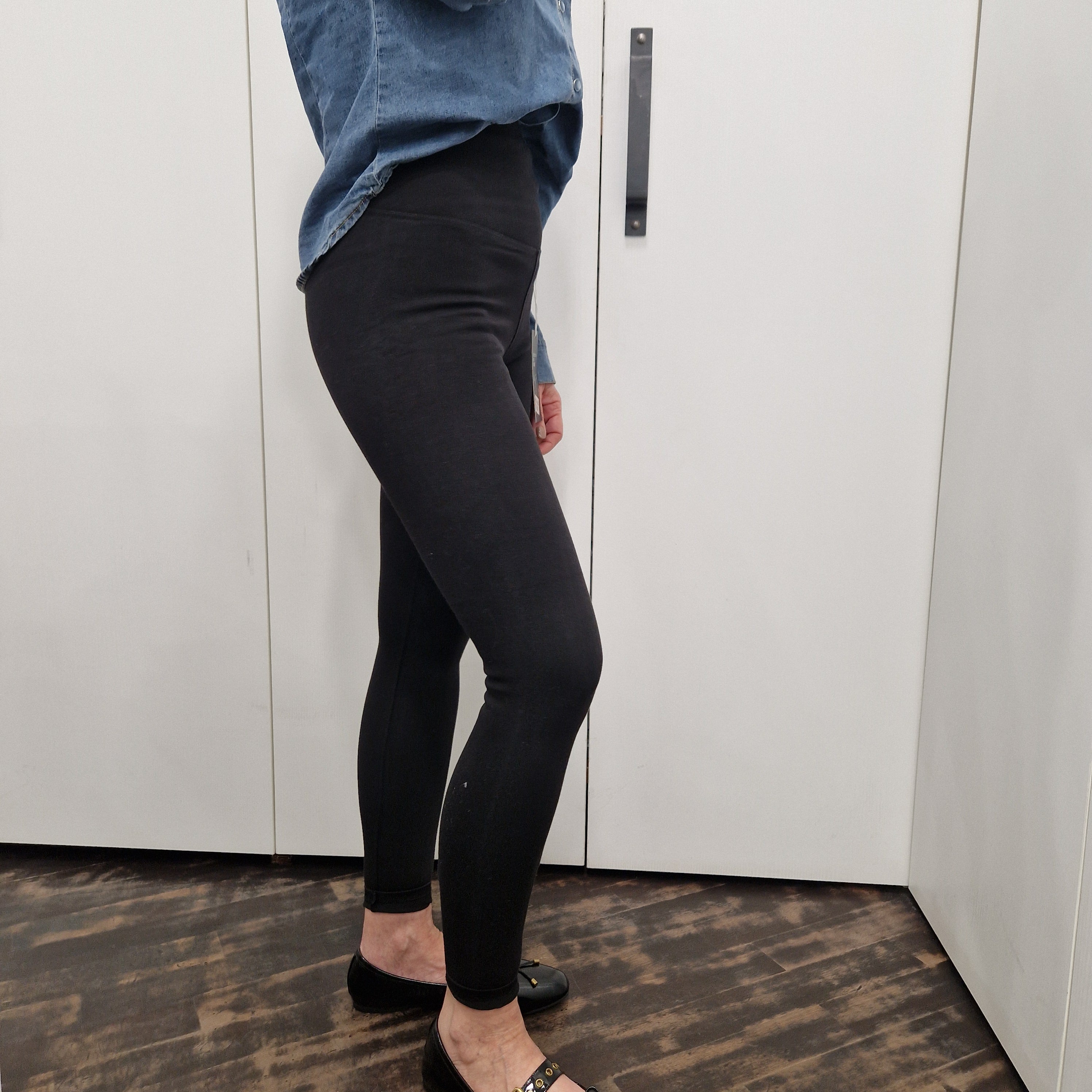 Leggings GONDOLA nero elasticizzato