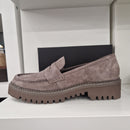 Bibilou mocassino suede grigio