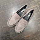 Bibilou mocassino suede grigio