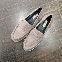 Bibilou mocassino suede grigio