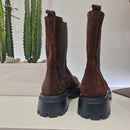 stivaletto beatles marrone ruggine  gambale lungo D610