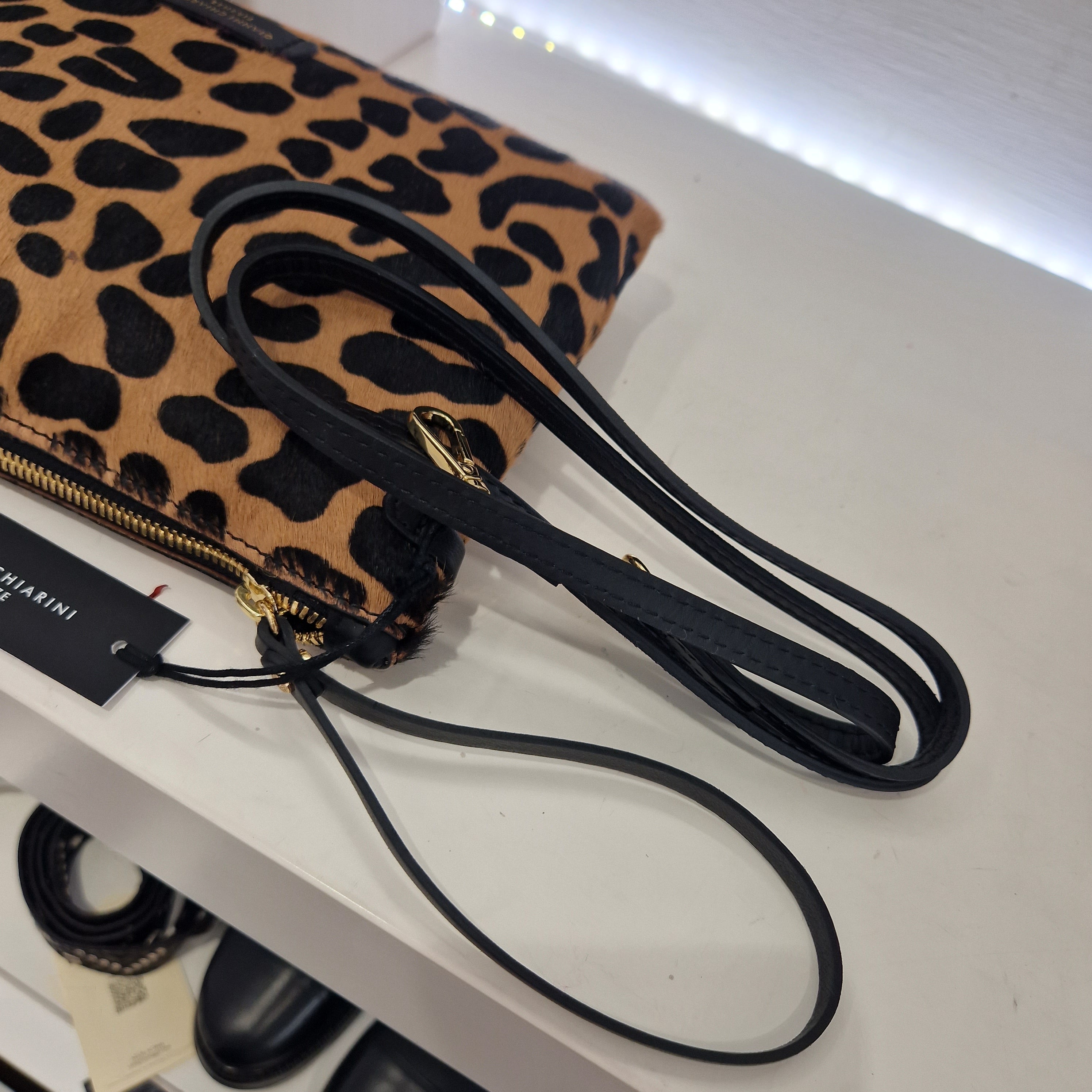 Gianni Chiarini borsa Hermy stampa leo