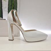 Dorico scarpa bianca platform