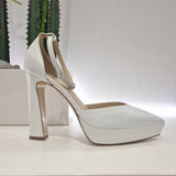 Dorico scarpa bianca platform