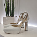 Dorico scarpa bianca platform
