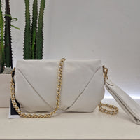 Gianni Chiarini borsa maxipochette linea ALLEGRA bianca