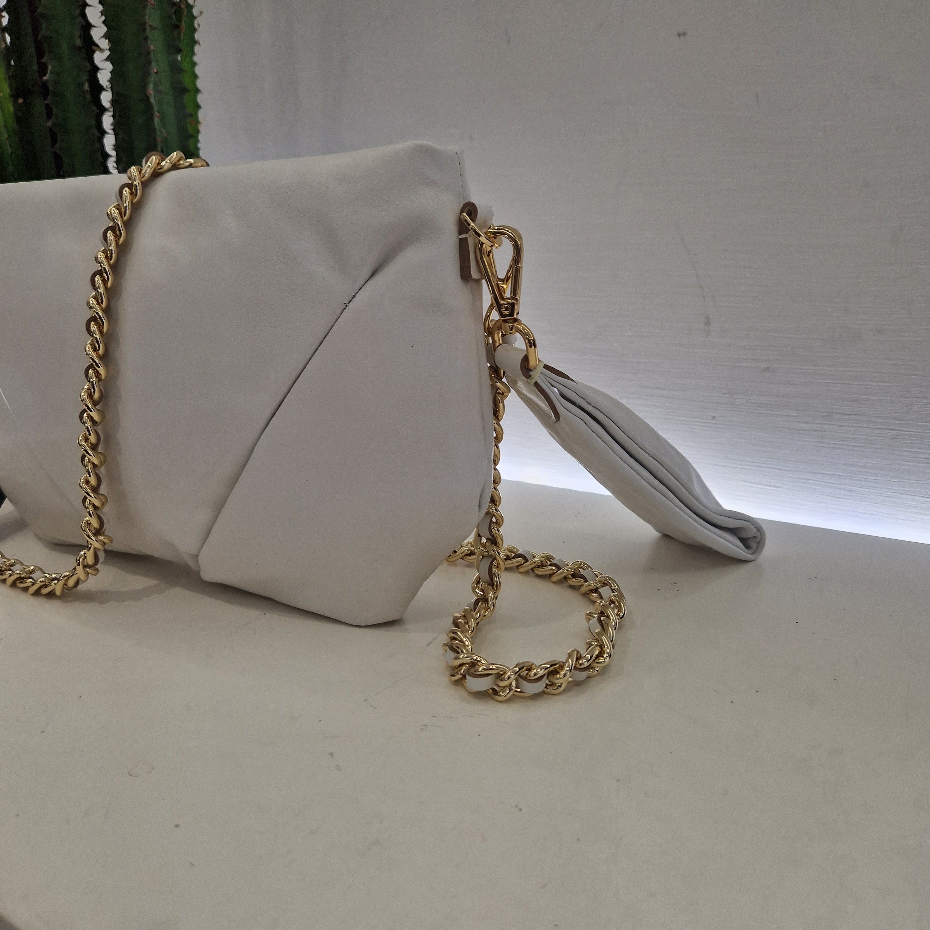Gianni Chiarini borsa maxipochette linea ALLEGRA bianca