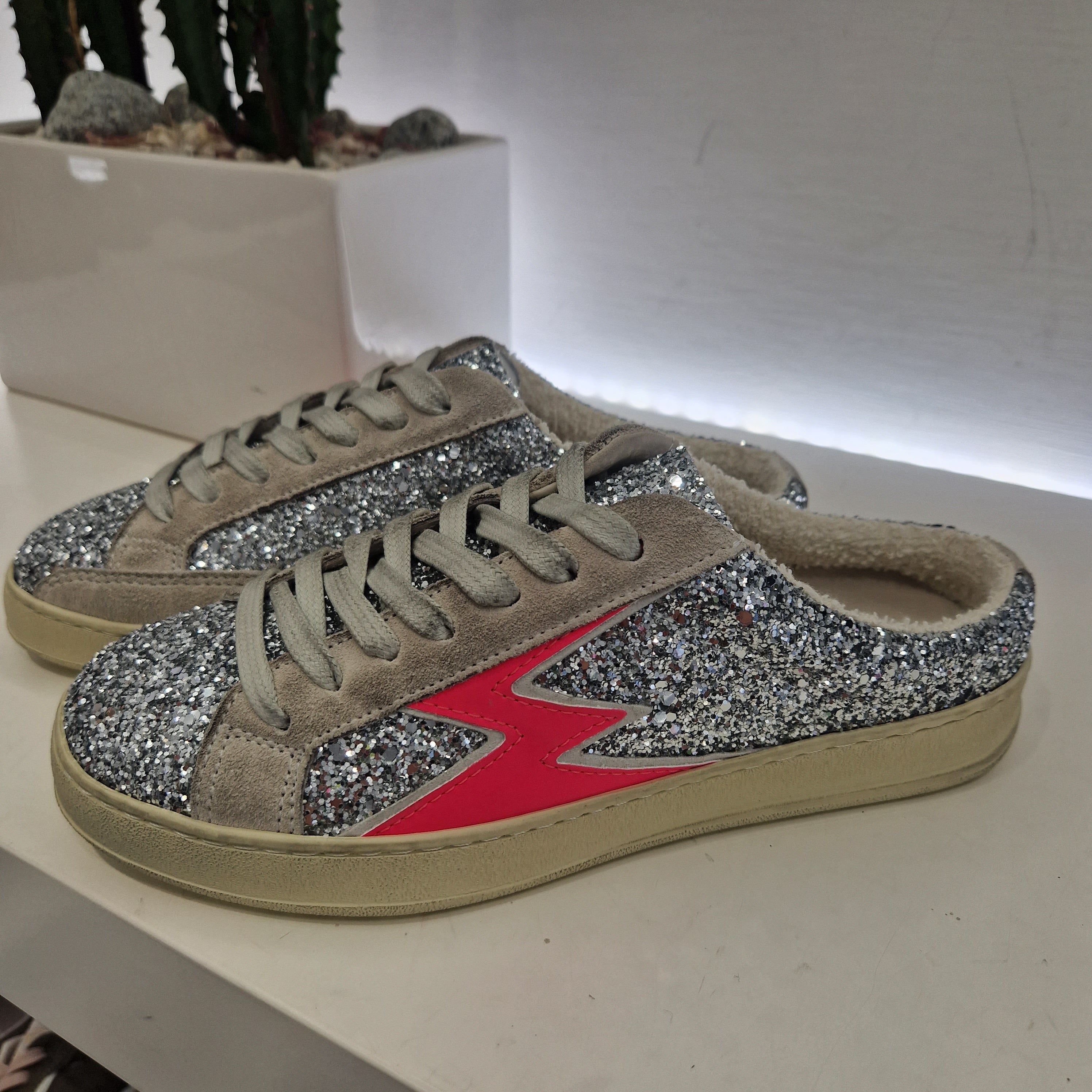 Moa sneakers sabot fulmine fuxia