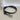 PINKO Cintura  sottile Love Birds in pelle 2cm fibbia argento