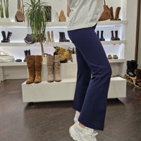 JISSÈ pantalone FLARE blu