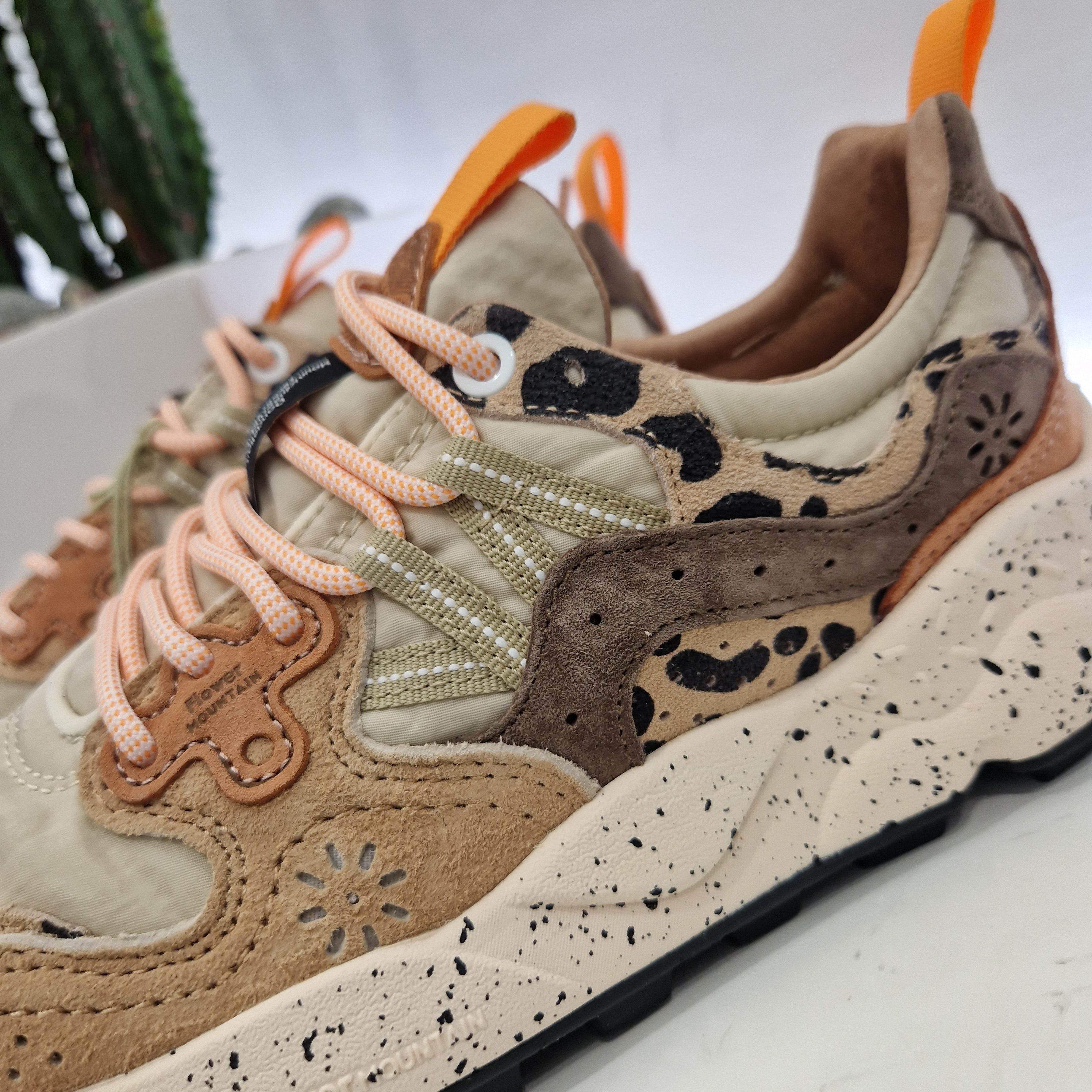 Flower Mountain sneakers stampa leo
