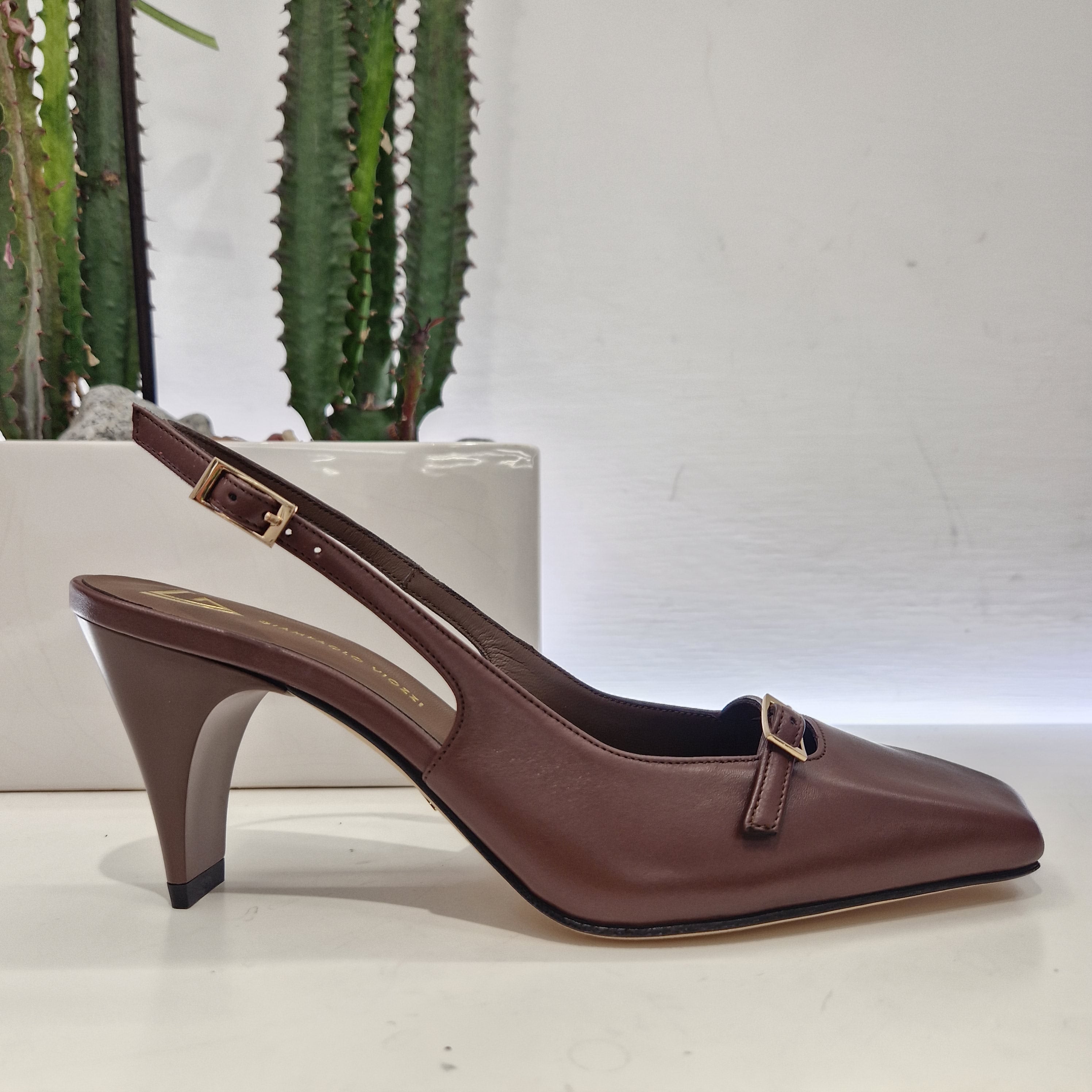 Giampaolo Viozzi scarpa color cioccolato