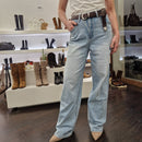 Pantalone jeans LARA lavaggio chiaro