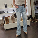 Pantalone jeans LARA lavaggio chiaro