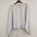 KIKISIX felpa  grigio