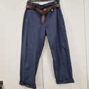 KIKISIX pantaloni CHINO blu