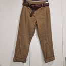 KIKISIX pantaloni CHINO marrone