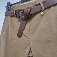 KIKISIX pantaloni CHINO marrone