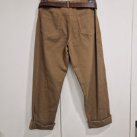 KIKISIX pantaloni CHINO marrone