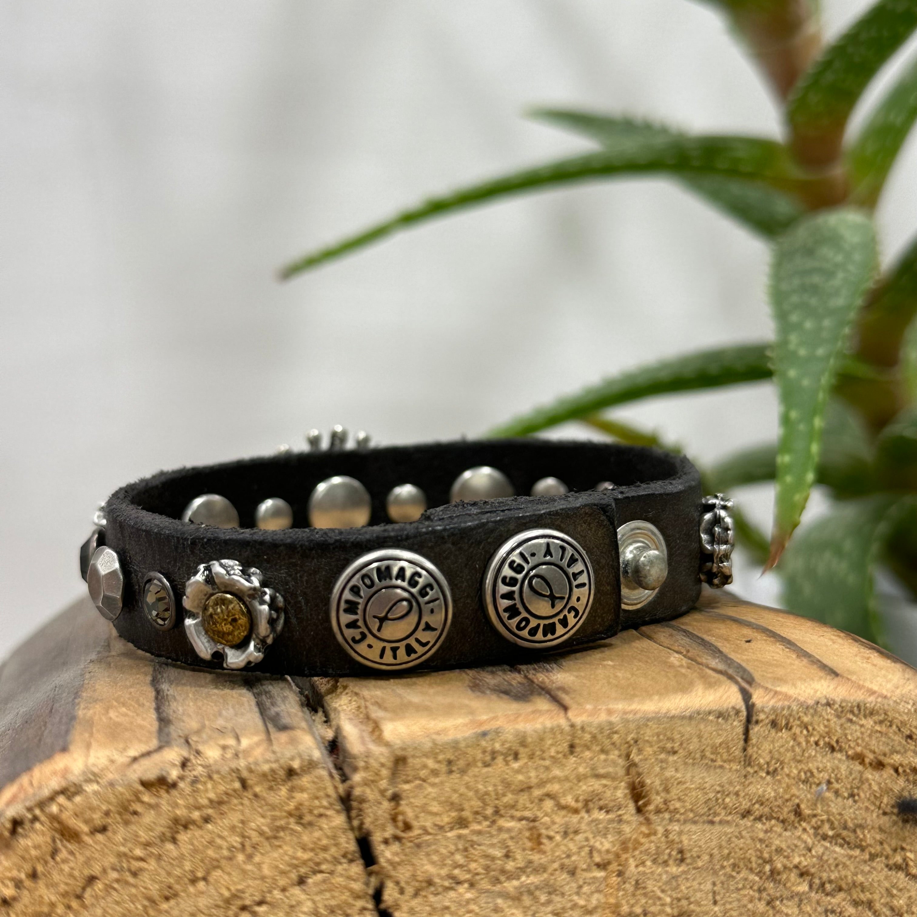 Campomaggi bracciale RUOTA grigio