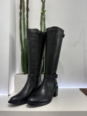 Stivale nero fibbie t. 7