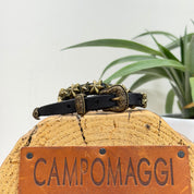 Campomaggi bracciale MIX STELLE doppio giro nero