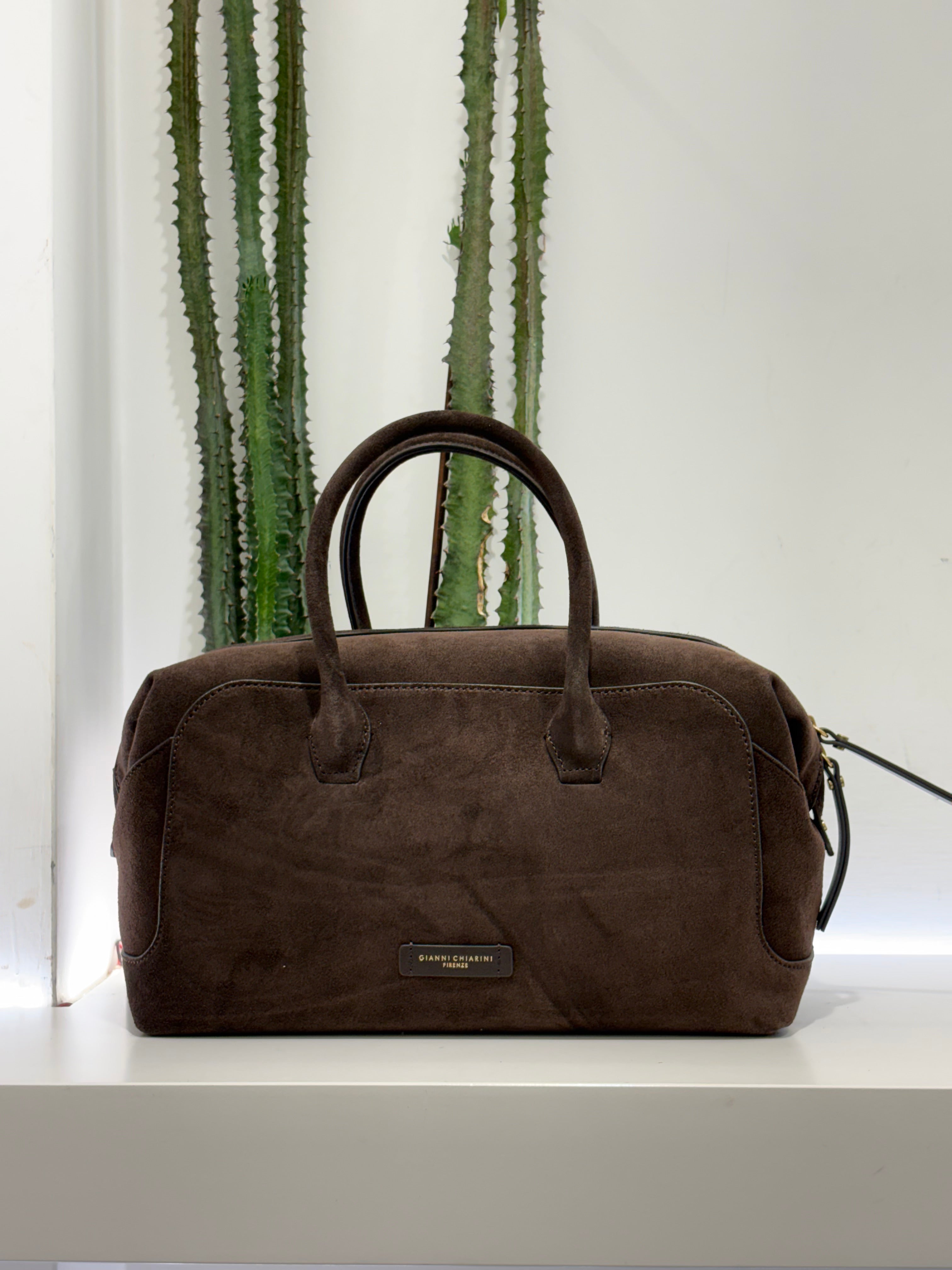 Gianni Chiarini borsa GEMMA suede  dimensione GRANDE