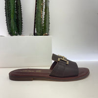 S.Piero ciabatta moro accessorio oro