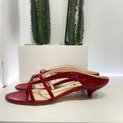 Infradito vernice rosso t. 30