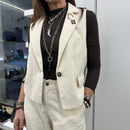 KIKISIX gilet SPILLE burro