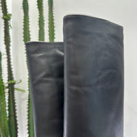 Stivale texano ASIA rovesciato pelle nera