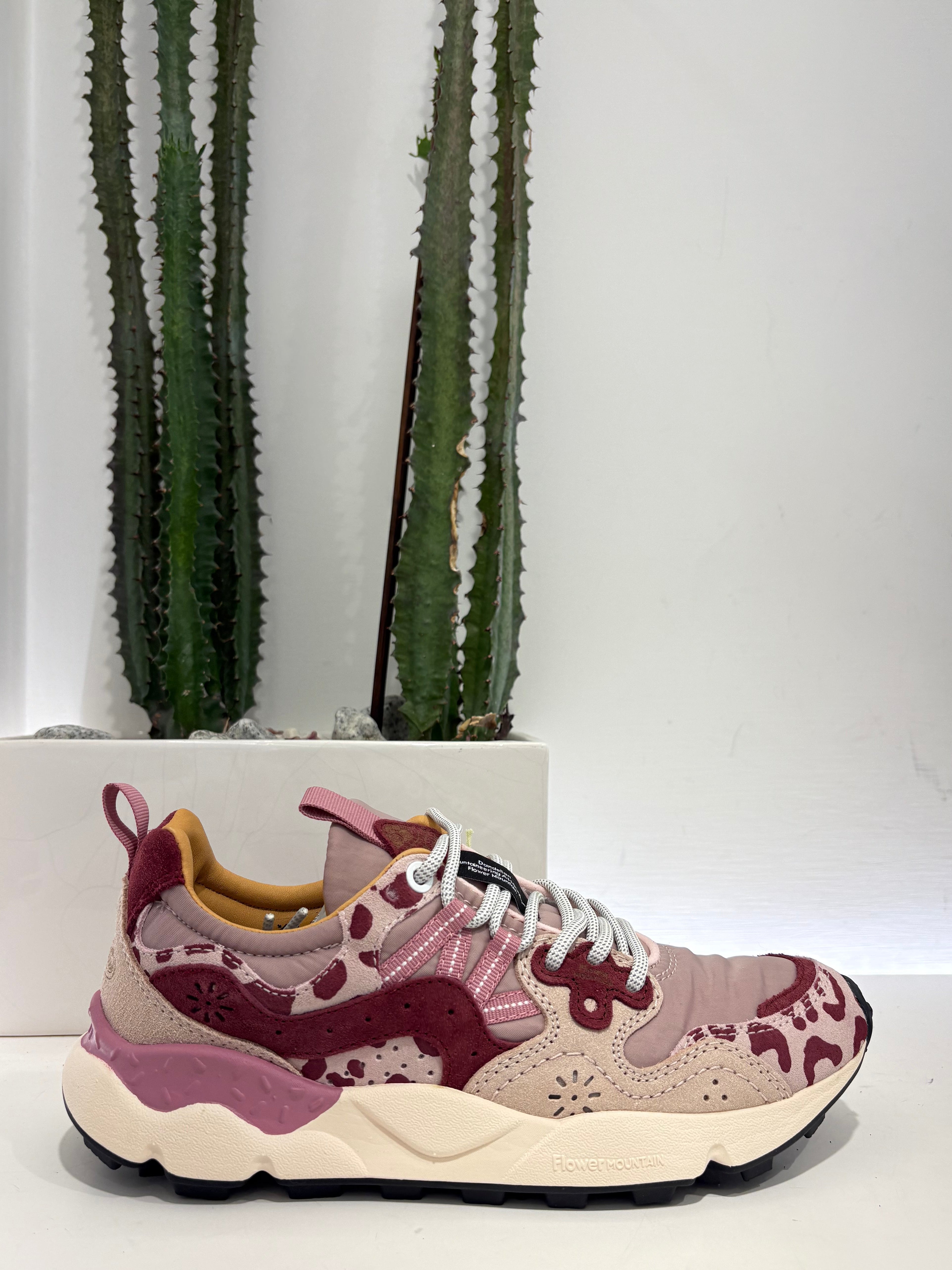 Flower Mountain sneakers YAMANO 3 WOMAN ROSA LEO
