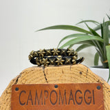 Campomaggi bracciale MIX STELLE doppio giro nero
