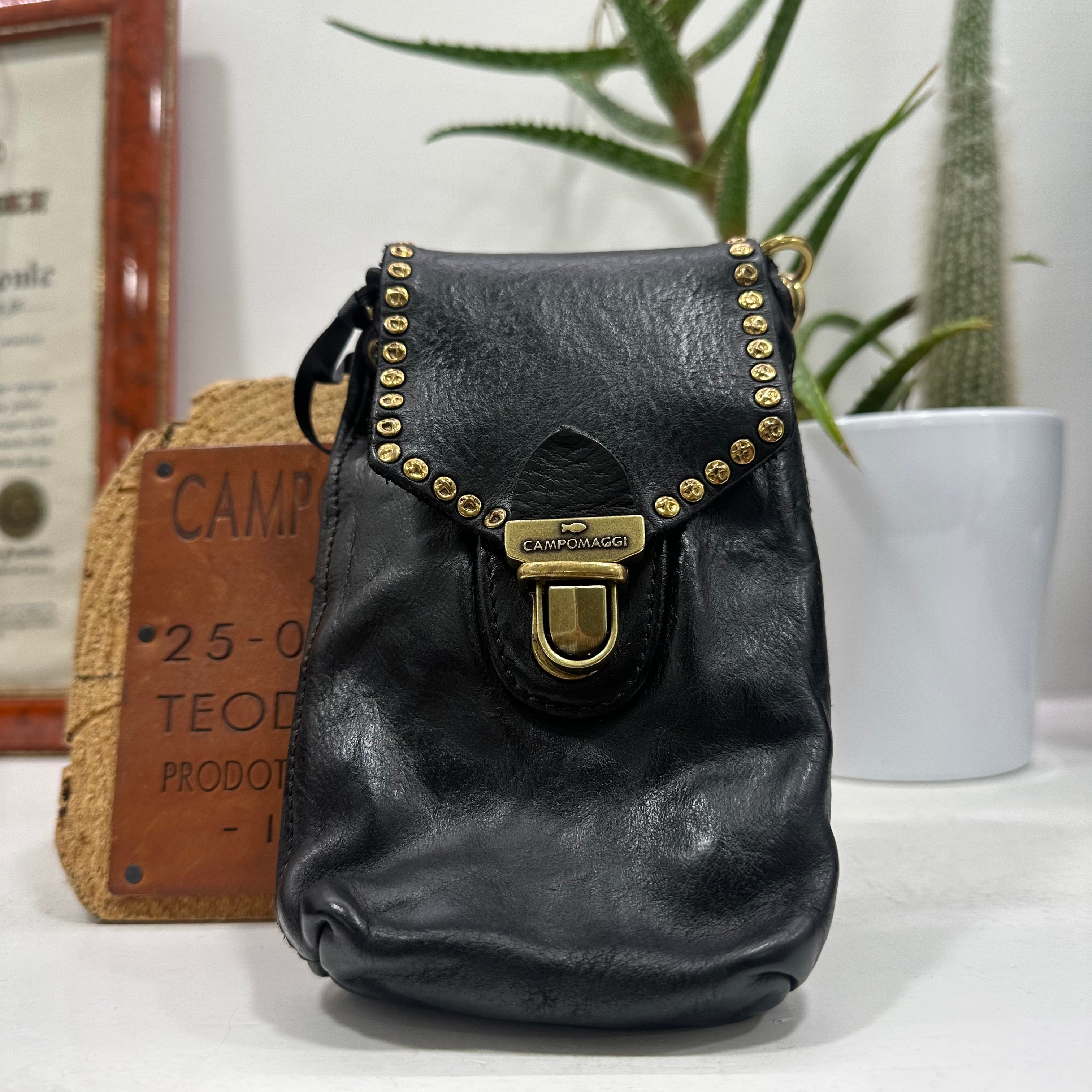 Campomaggi portacellulare TINA nero