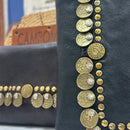 Campomaggi MEDAGLIE portafoglio in pelle rivetti oro