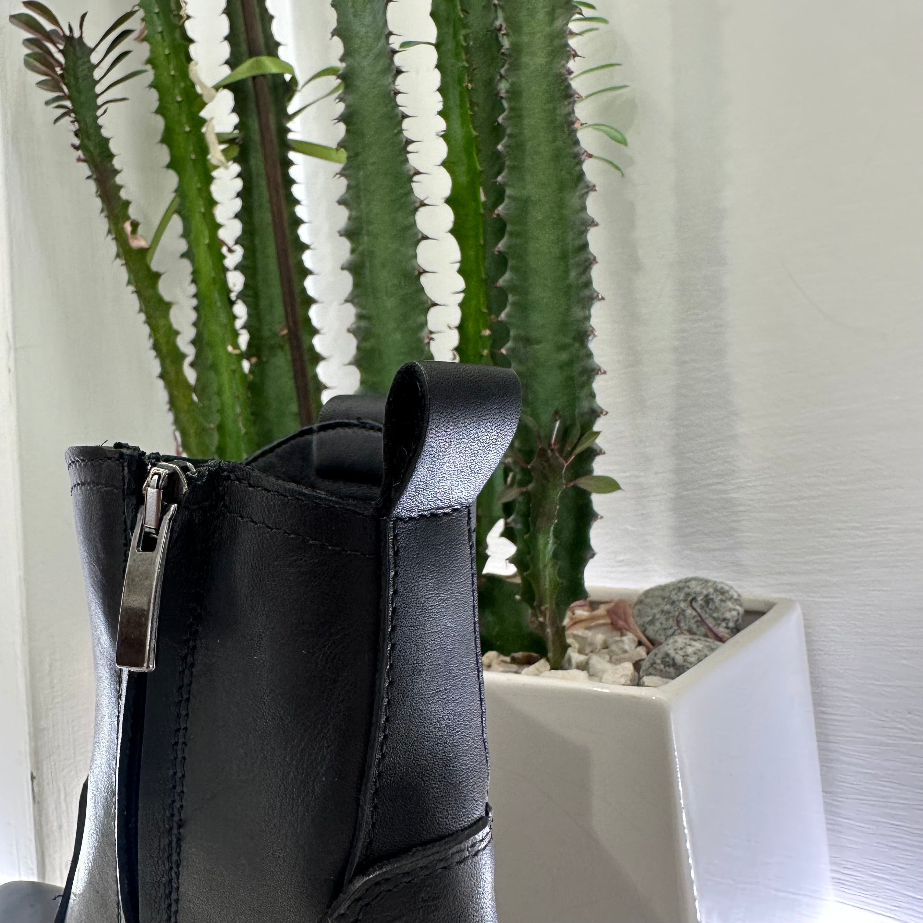 Stivaletto texano NERO JOLE tacco 20